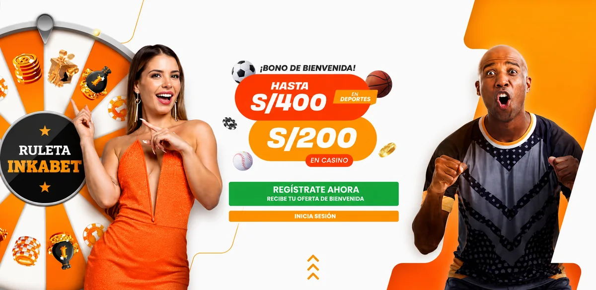 Bono de bienvenida Inkabet: hasta S/400 en deportes y S/200 en casino con Ruleta Inkabet